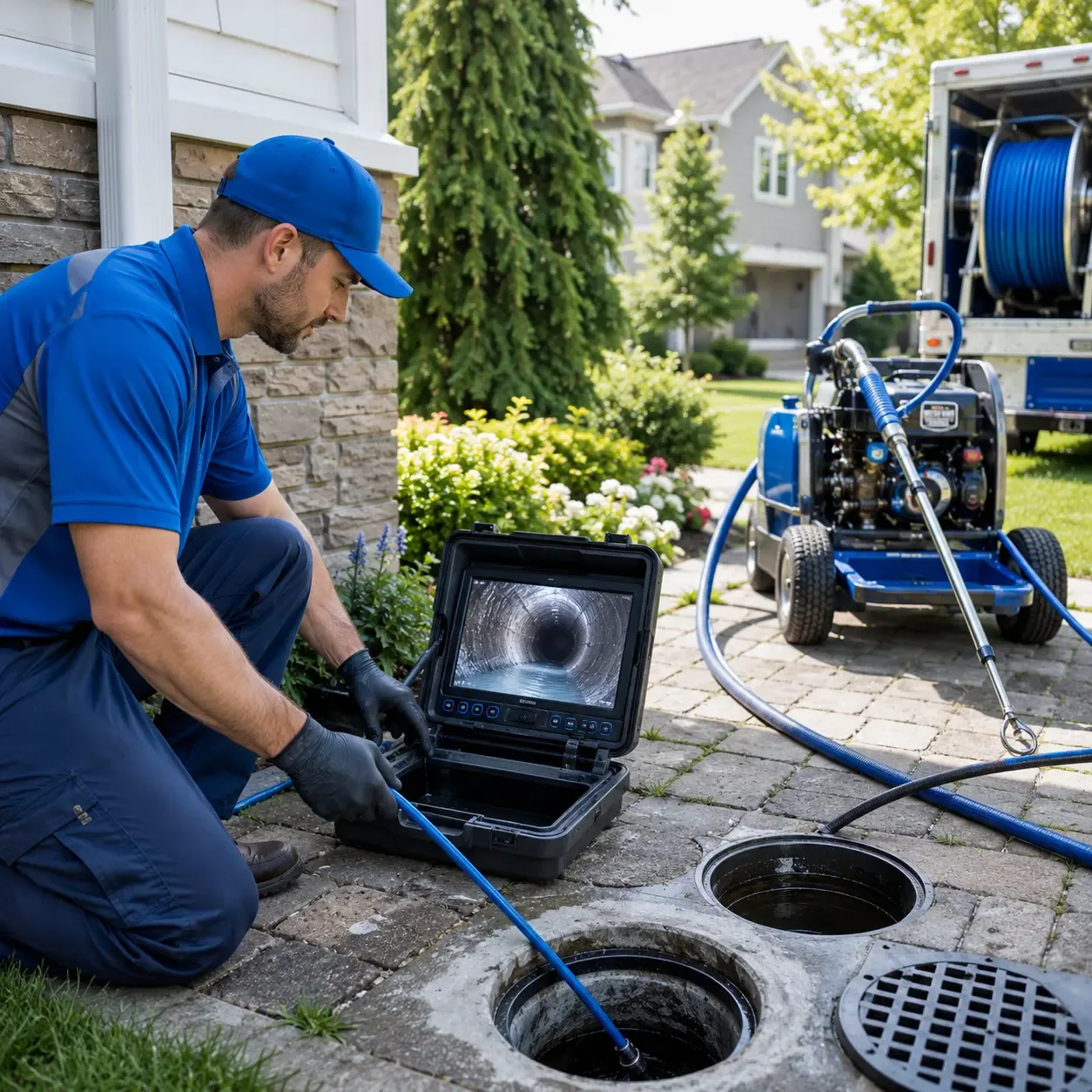 Outdoor drain cleaning professionals serving Midland, TX